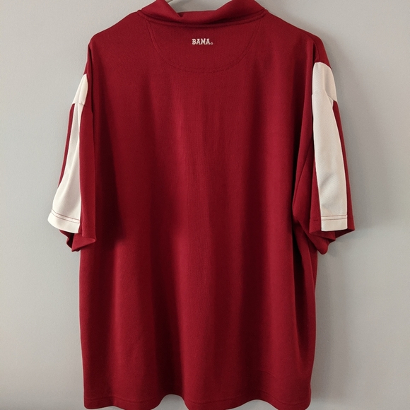 🏈 NCAA Red Collared Alabama Polo Shirt Large - Picture 6 of 7